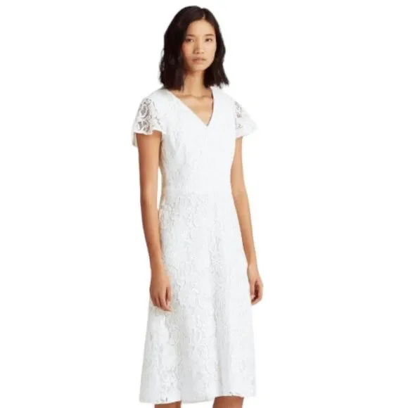 Lauren Ralph Lauren | Dresses | Lauren Ralphlauren White Lace Flutter Sleeve 2p Dressperfect For The Bride | Poshmark Lauren Ralph Lauren | Dresses | Lauren Ralphlauren White Lace Flutter Sleeve 2p Dressperfect For The Bride | Poshmark